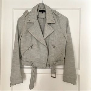 Zara Grey Moto Jacket - sz S